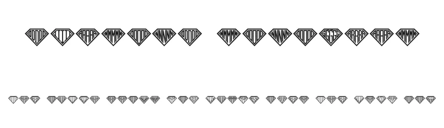 Diamond Monogram by Vladimir Nikolic — Decorative Font