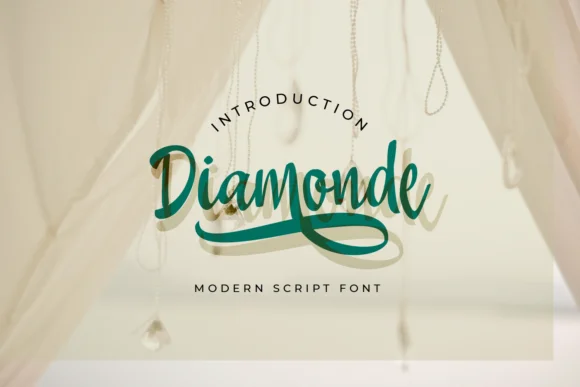 Diamonde Font by Nico Muslib — Script Handwritten Font
