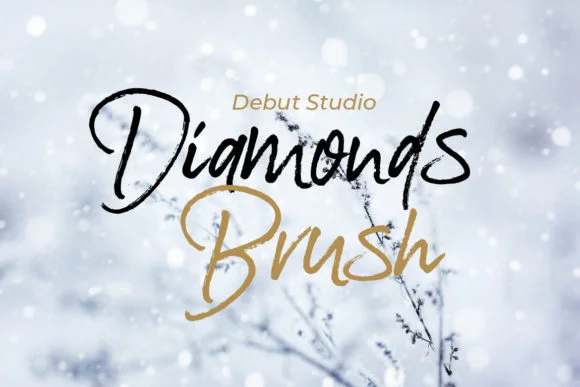 Diamonds Font by Debut Studio — Script Handwritten Font