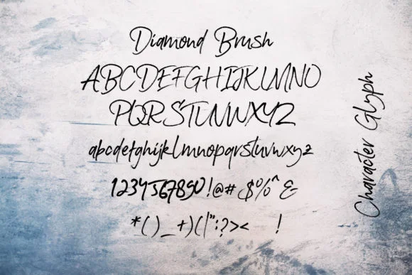 Diamonds Font by Debut Studio — Script Handwritten Font — thumbnail 5