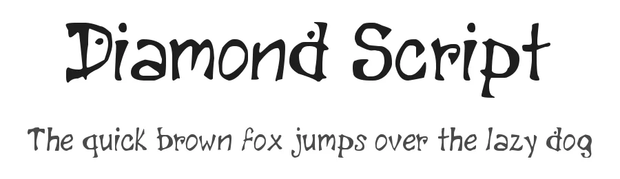Diamond Script by JaimeBG — Decorative Font