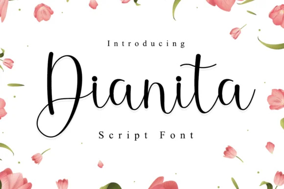 Dianita Font by Manjalistudio β Script Handwritten Font