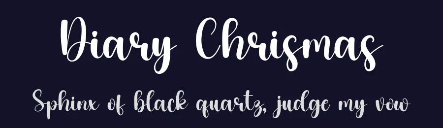 Diary Chrismas by PiPi Creative STUDIO — Script Handwritten Font — thumbnail 2