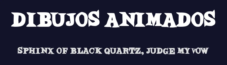 Dibujos Animados by Woodcutter — Decorative Font — thumbnail 2