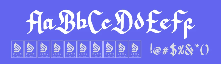 Dicaten by Denustudios — Blackletter Font — thumbnail 3
