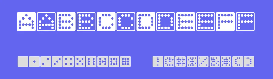 Dice by Jeff Bensch — Decorative Font — thumbnail 3