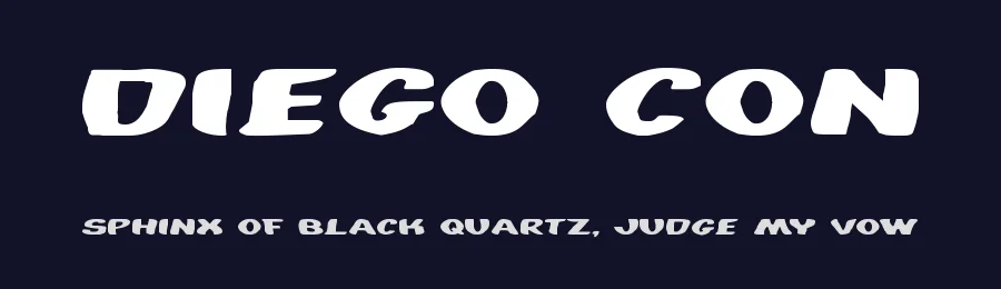Diego Con by Iconian Fonts — Decorative Font — thumbnail 2