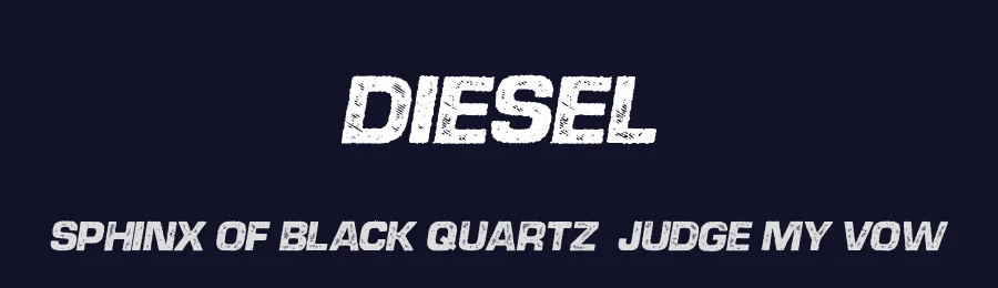 Diesel by Billy Argel Fonts ® — Decorative Font — thumbnail 2