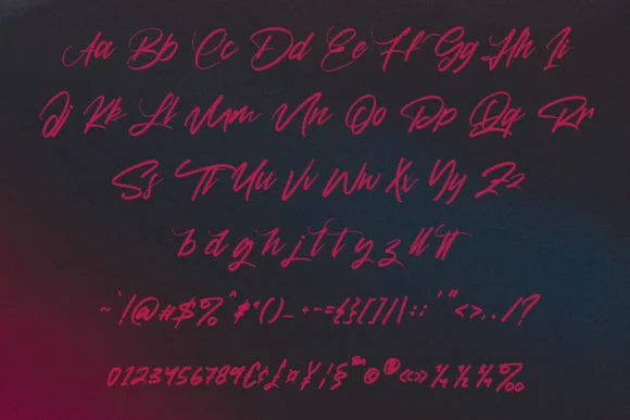 Diettersen Font by Maulana Creative — Script Handwritten Font — thumbnail 7