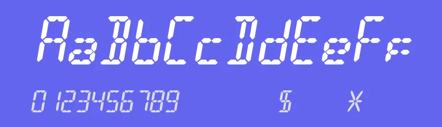 Digit by paldave — Display Font — thumbnail 3