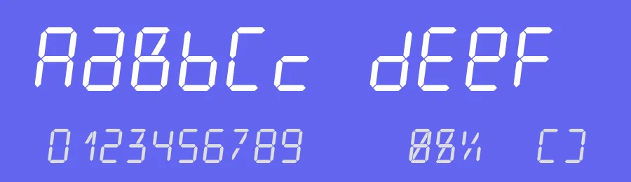 Digit Tech by GGBotNet — Display Font — thumbnail 3