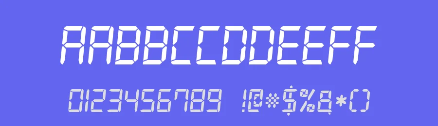 Digital 7 by Style-7 — Display Font — thumbnail 3