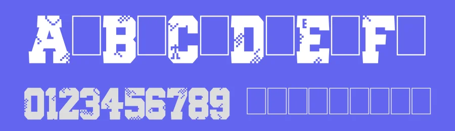 Digital College by imagex — Decorative Font — thumbnail 3