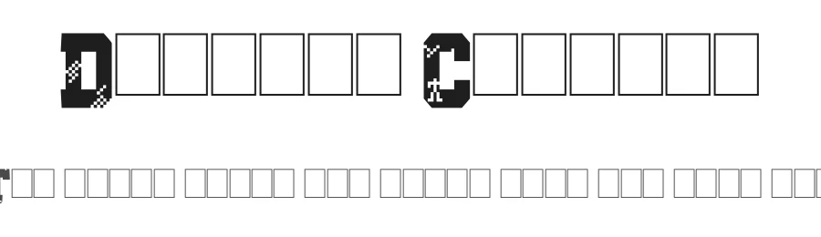 Digital College by imagex — Decorative Font