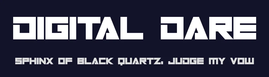 Digital Dare by Hawtpixel — Display Font — thumbnail 2