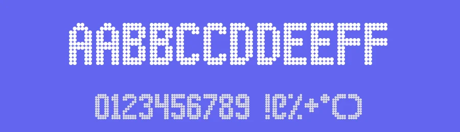 Digital Dot Roadsign by Hawtpixel — Display Font — thumbnail 3