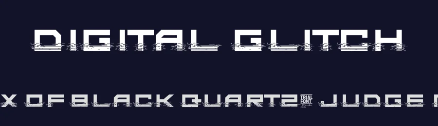 Digital Glitch by 177Studio — Display Font — thumbnail 2
