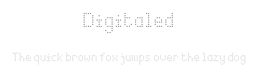 Digitaled by Daniel Lee — Display Font