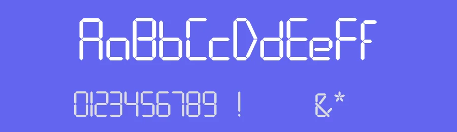 Digitalism by Cameron Woodward — Display Font — thumbnail 3