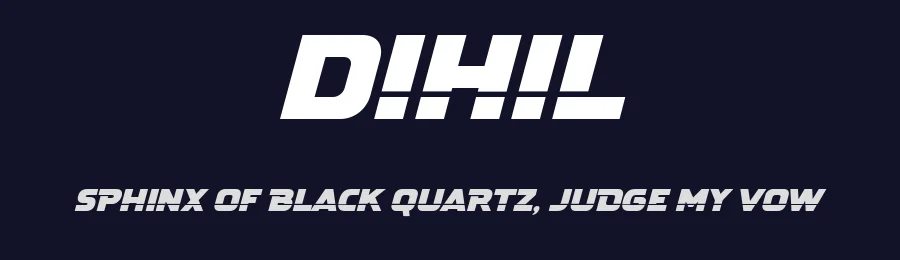Dihil by Faqih Fawaji — Display Font — thumbnail 2