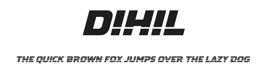 Dihil by Faqih Fawaji — Display Font