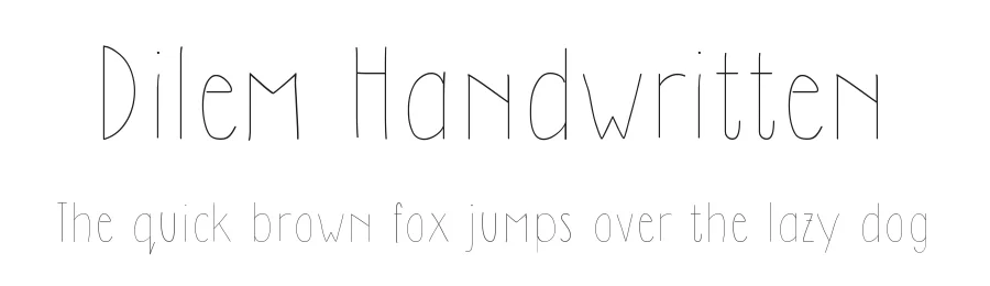 Dilem Handwritten