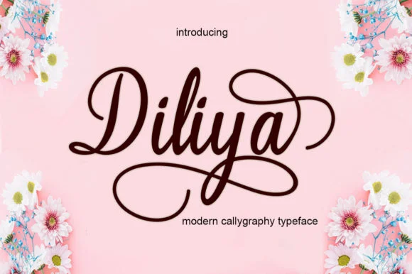Diliya Font by AzzamStudio — Script Handwritten Font