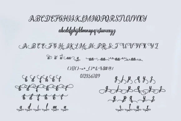 Diliya Font by AzzamStudio — Script Handwritten Font — thumbnail 8