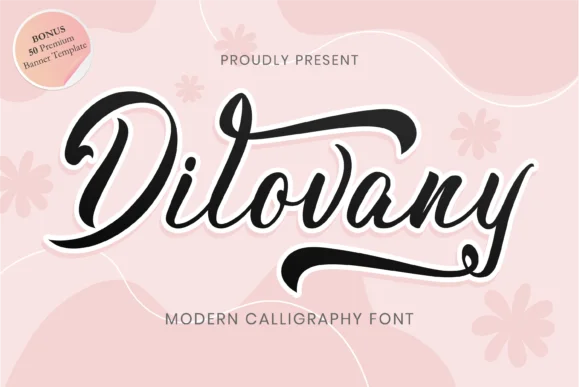 Dilovany Font by javatypestd — Script Handwritten Font
