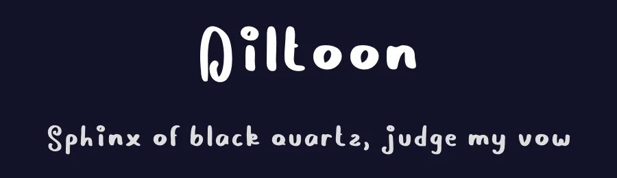 Diltoon by Prioritype Co — Script Handwritten Font — thumbnail 2