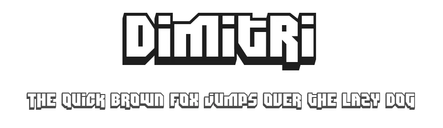 Dimitri by Fontalicious — Display Font