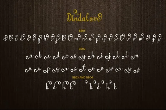 Dindalove Font by Rezastudio — Script Handwritten Font — thumbnail 8