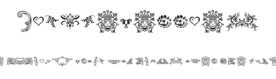 Dingleberries by Lauren Thompson — Dingbats Font
