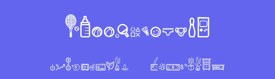 Dingpartment Store by Ekawit Lekviriyakul — Dingbats Font — thumbnail 3