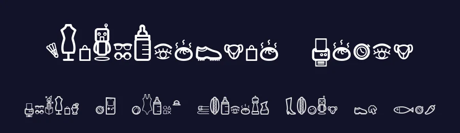 Dingpartment Store by Ekawit Lekviriyakul — Dingbats Font — thumbnail 2