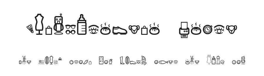 Dingpartment Store by Ekawit Lekviriyakul β Dingbats Font