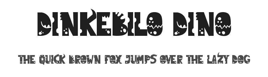 Dinkebilo Dino by Adevio Studio — Decorative Font