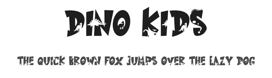 Dino Kids by Mr.Soon Design — Decorative Font