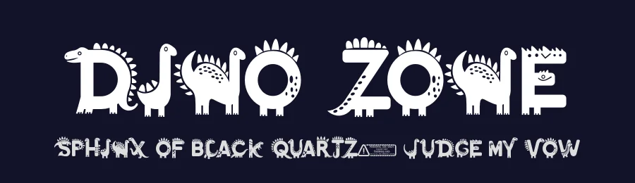 Dino Zone by Kong Font — Decorative Font — thumbnail 2