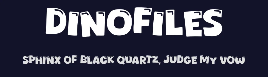 Dinofiles by Khurasan — Decorative Font — thumbnail 2