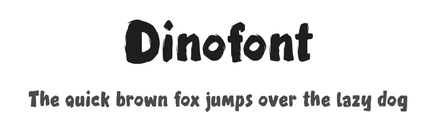 Dinofont