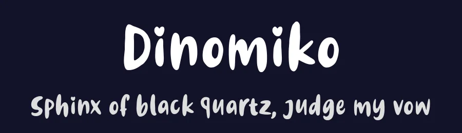 Dinomiko by 7NTypes — Decorative Font — thumbnail 2