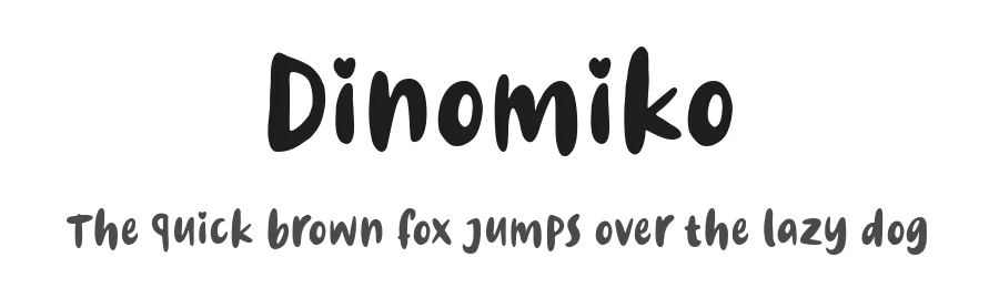 Dinomiko by 7NTypes — Decorative Font