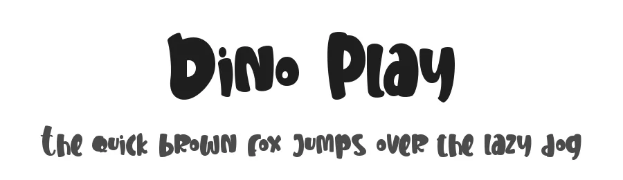 Dino Play by Stefani Letter — Decorative Font