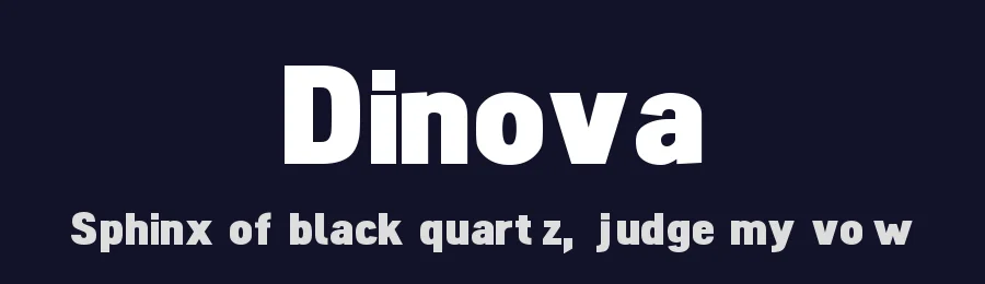 Dinova by Typografski — Sans Serif Font — thumbnail 2