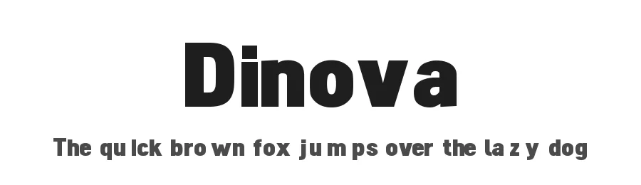 Dinova by Typografski — Sans Serif Font