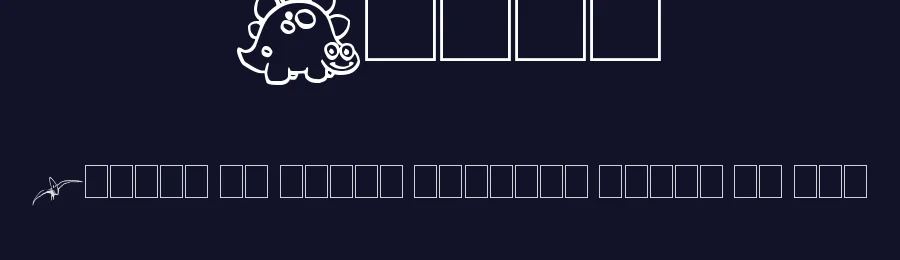 Dinoz by imagex — Dingbats Font — thumbnail 2