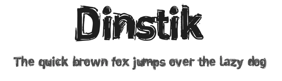 Dinstik by loosydesign — Decorative Font