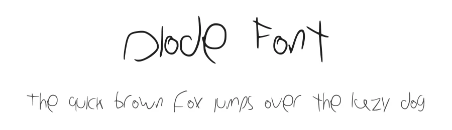 Diode Font