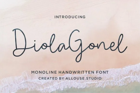 Diola Gonel Font by allouse.studio β Script Handwritten Font